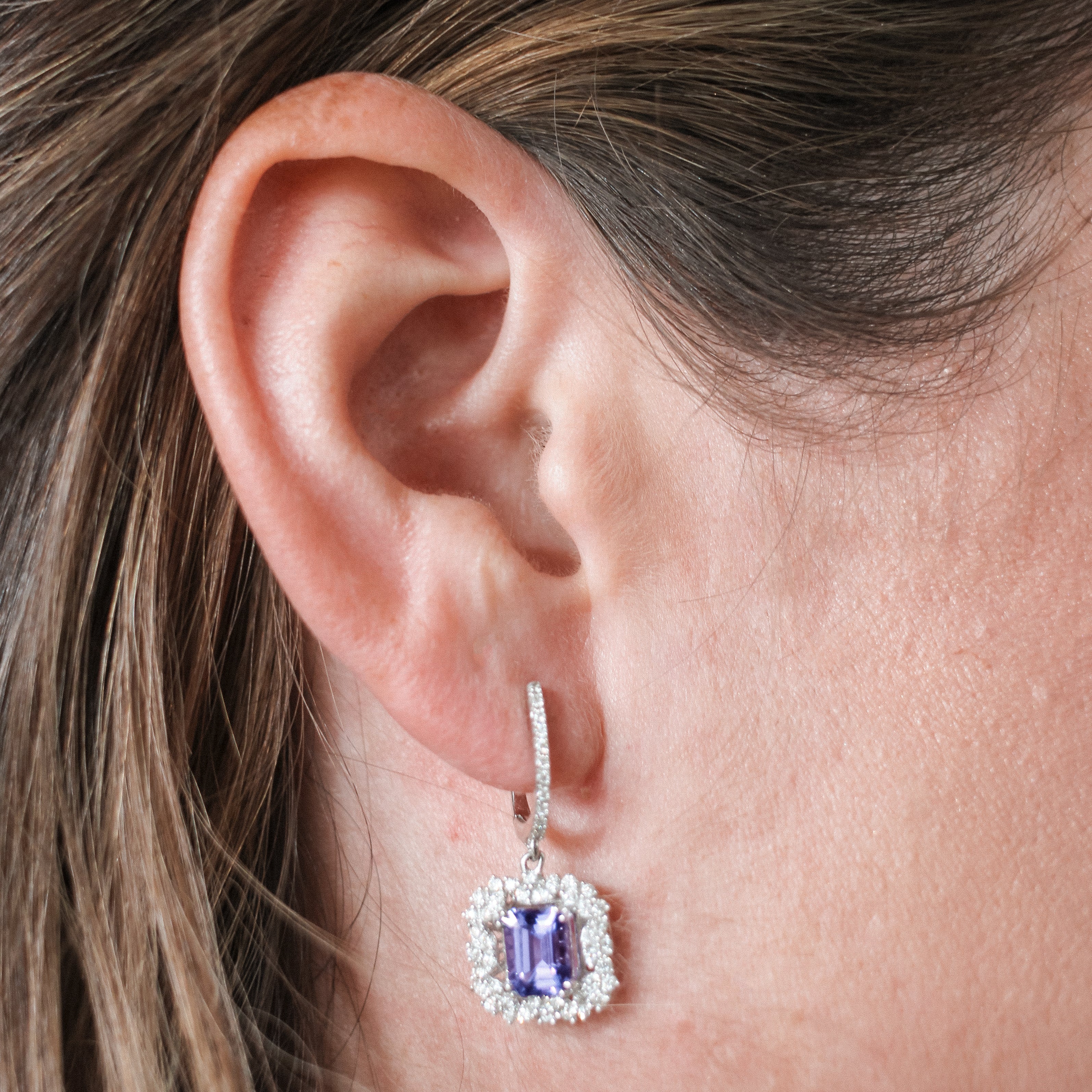 Gemstone Earring