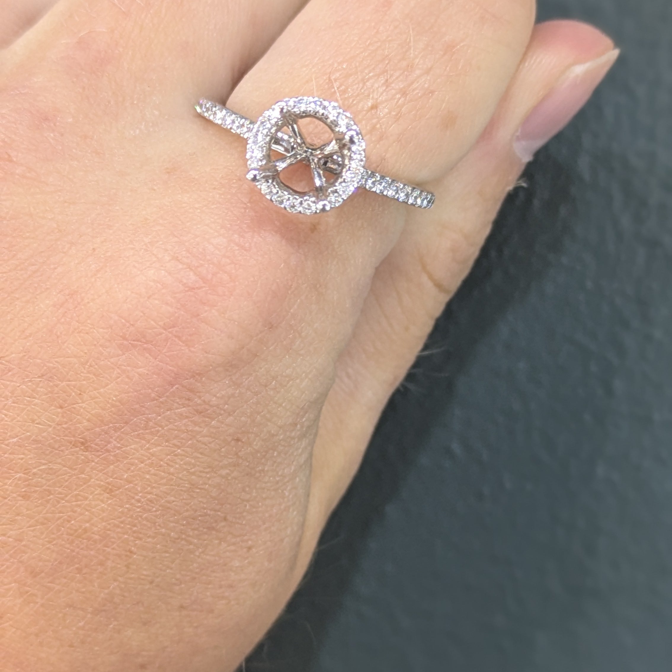 Diamond Semi-Mount Ring