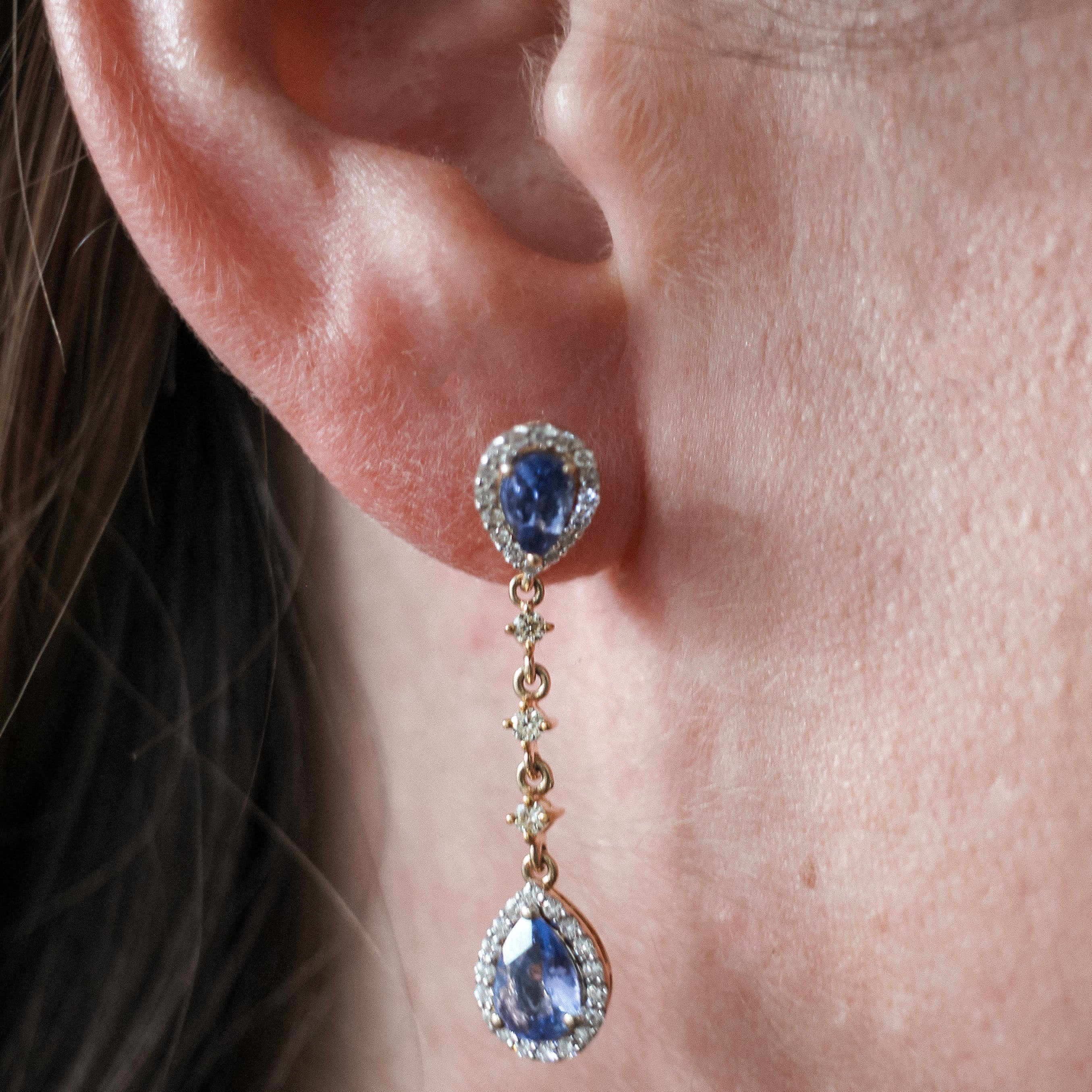 Gemstone Earring