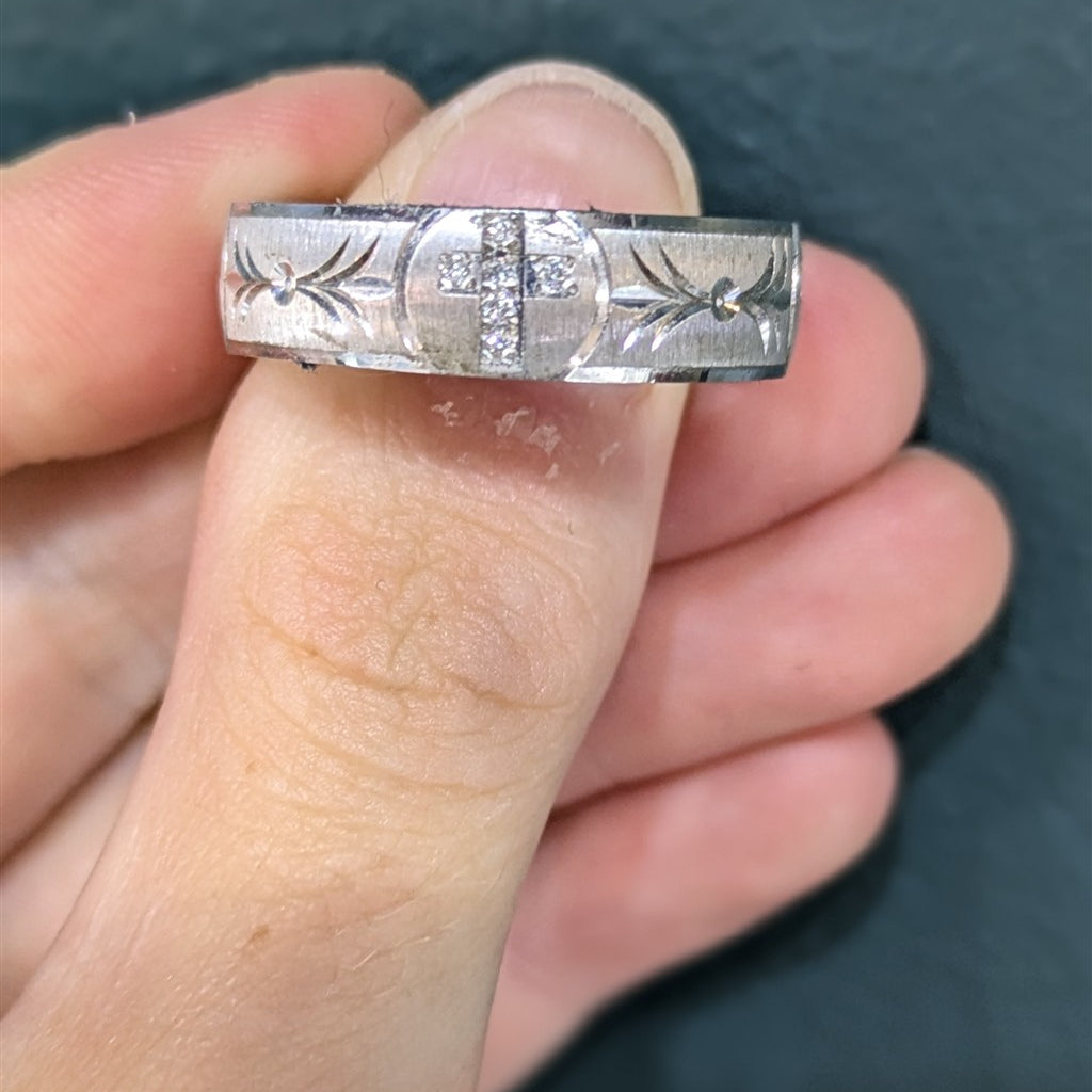 Diamond Wedding Bands - Men'
