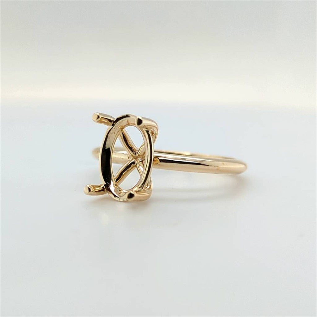 Gold Solitaire Semi-Mounting