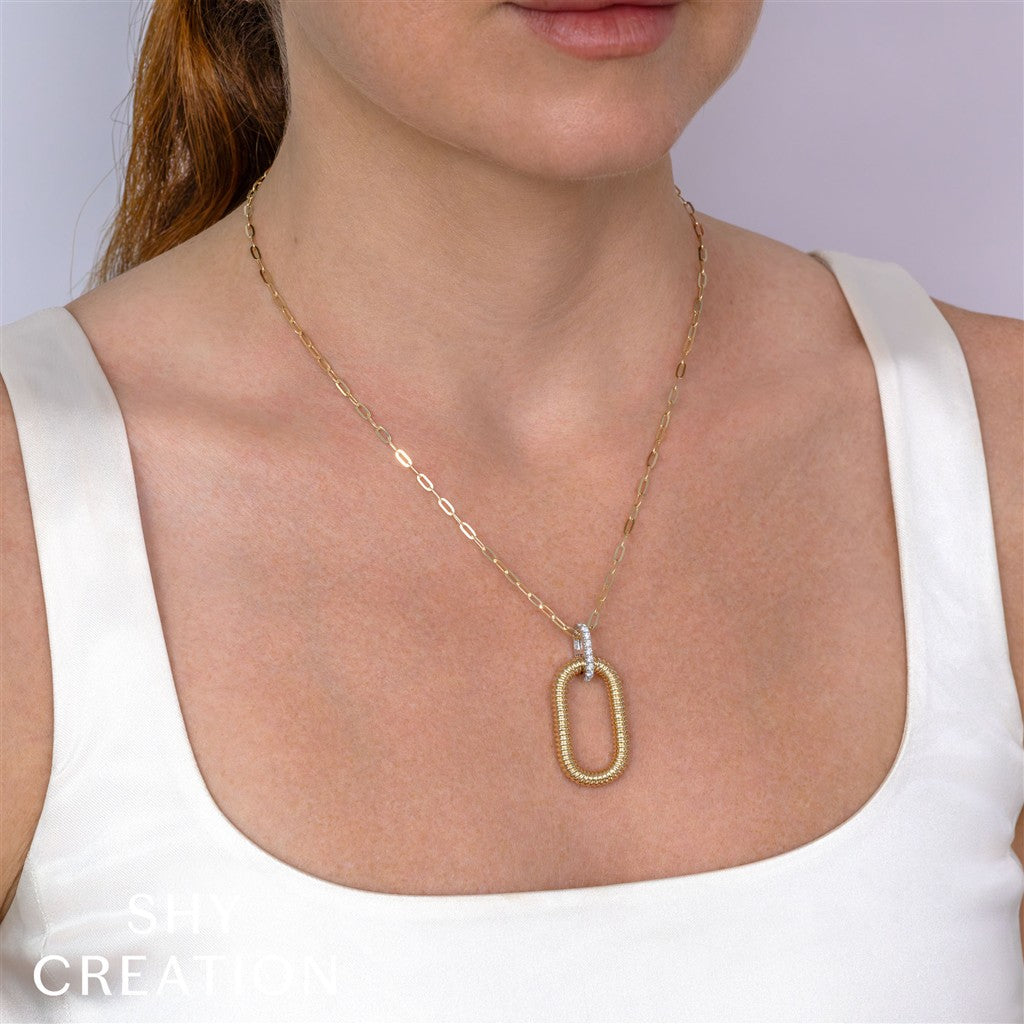 14KY/W 0.21CTW DIAMOND RIBBED