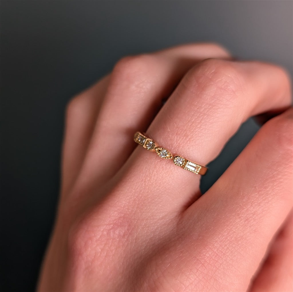 14kt Yellow Gold Round Brillia