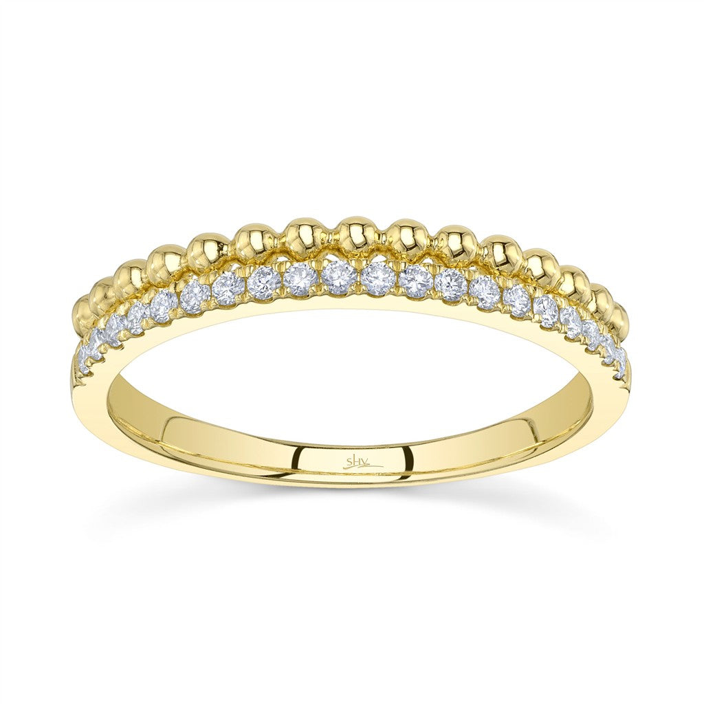 0.18CT 14K Y/G DIAMOND LADY'S