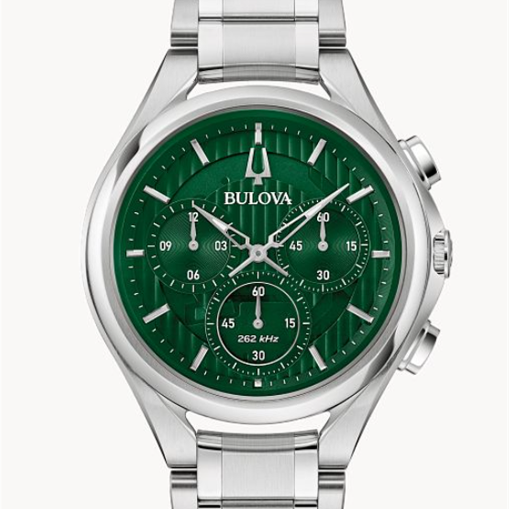 Bulova Curv, stainless case an