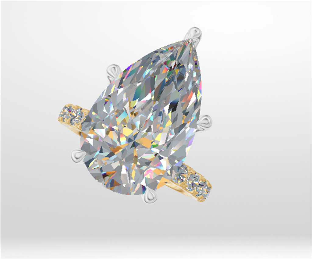 14kt yellow and white gold cla