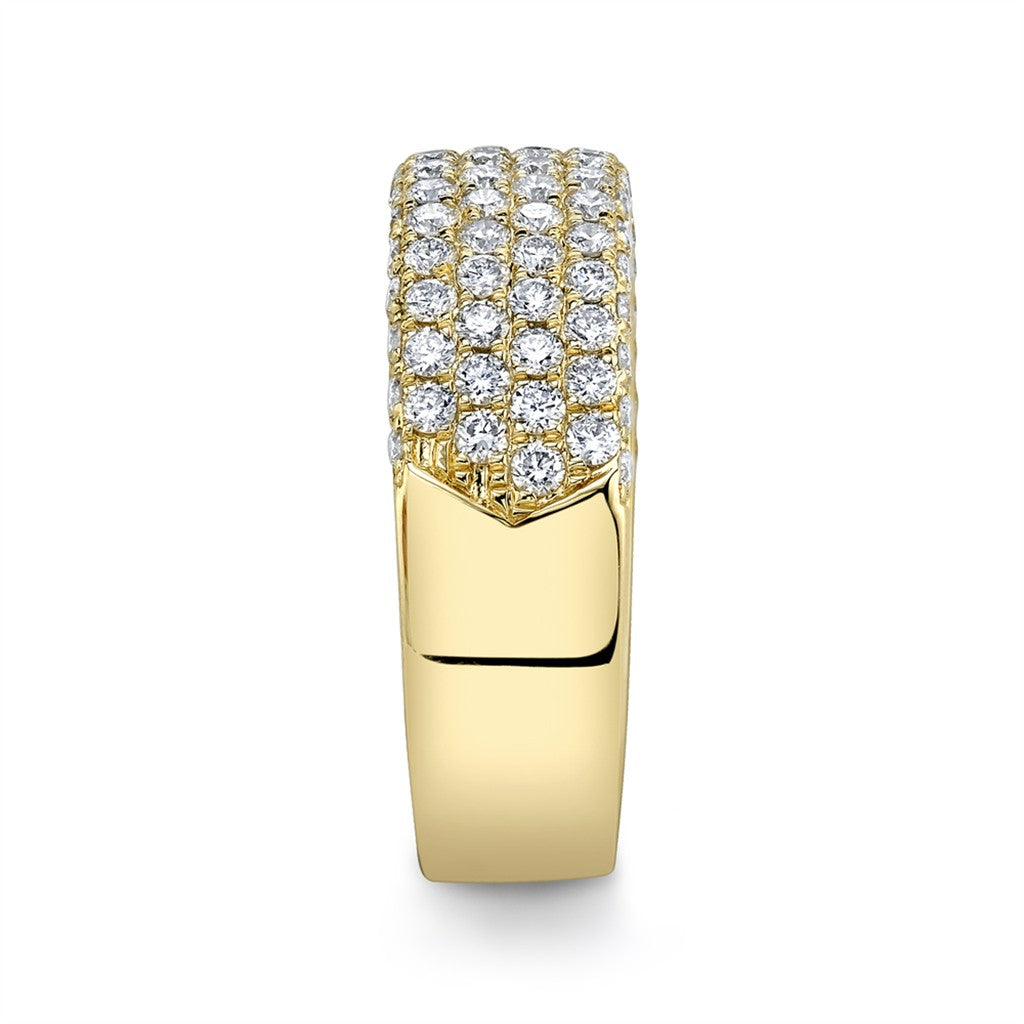 14KY 1.32CTW Diamond Pave Band