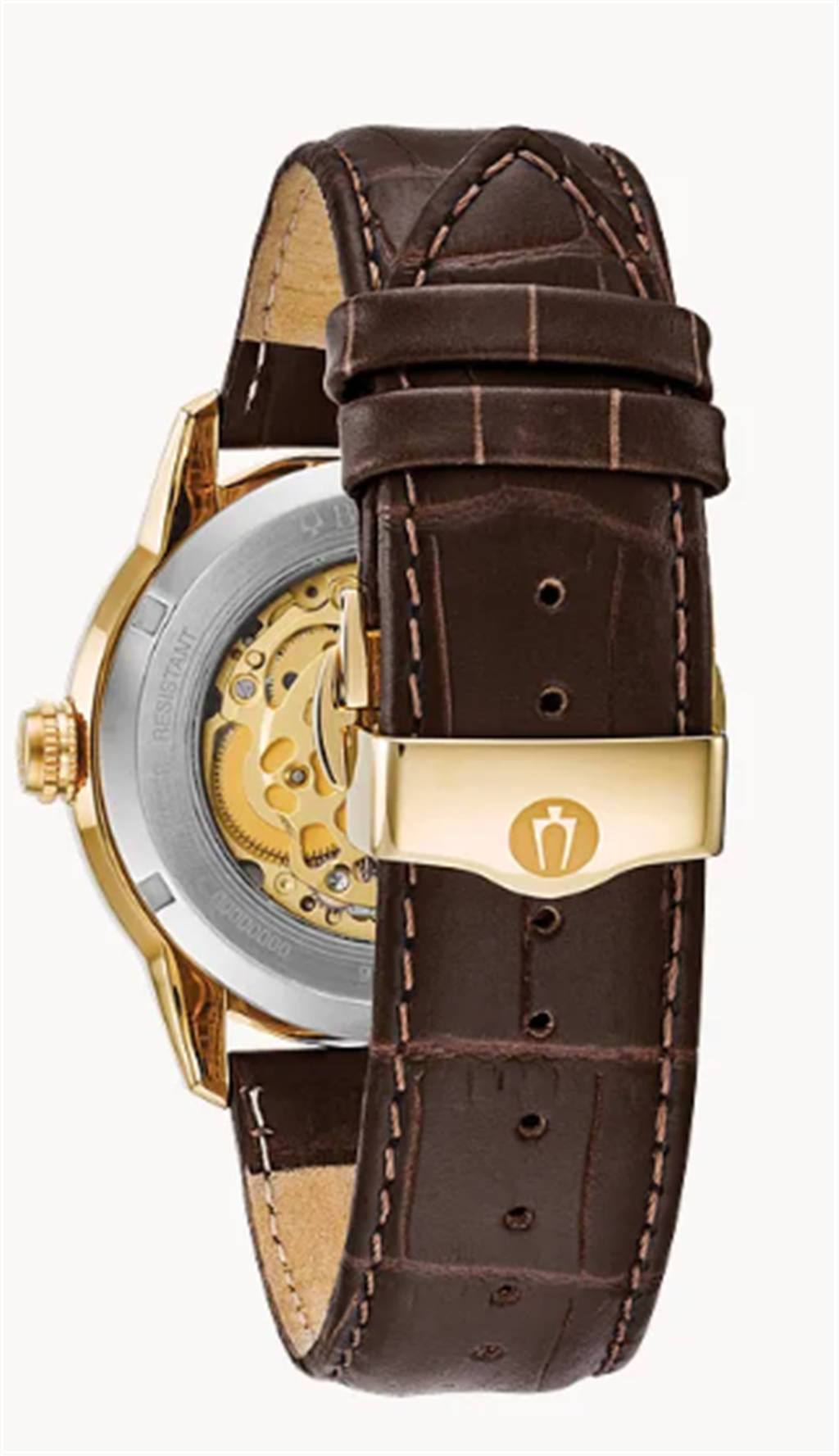 Sutton, brown leather band, go