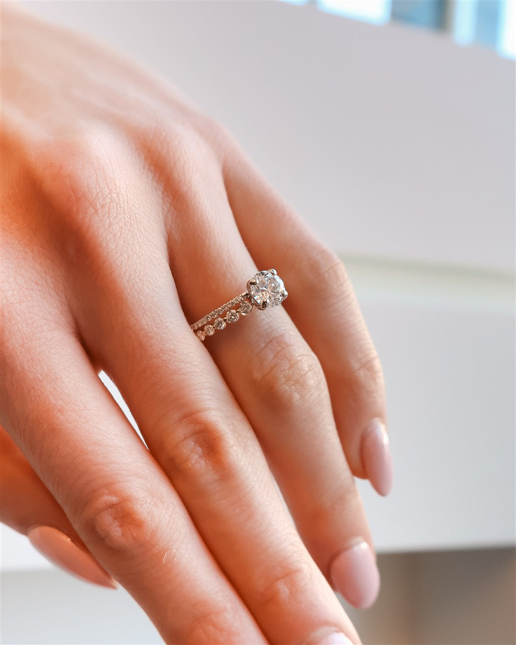 14kt Two-Tone Enagement Ring w