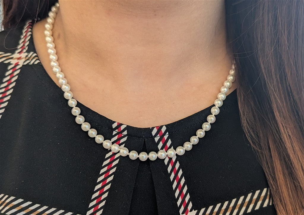 5mm Akoya Pearl Strand Necklac