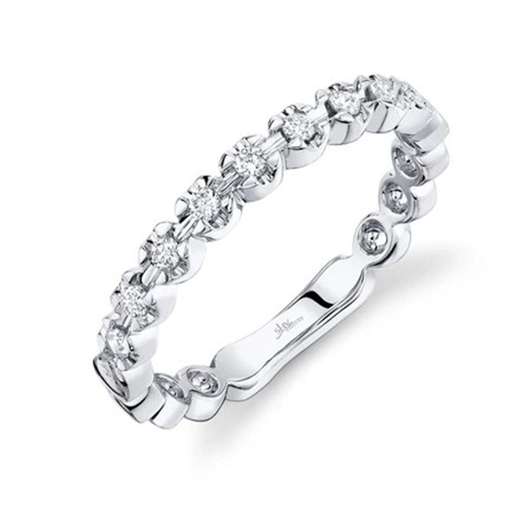 14KW 0.17CTW Round Diamond Ban