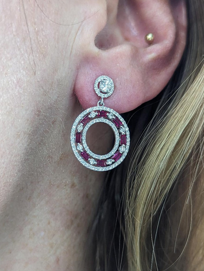 Gemstone Earring