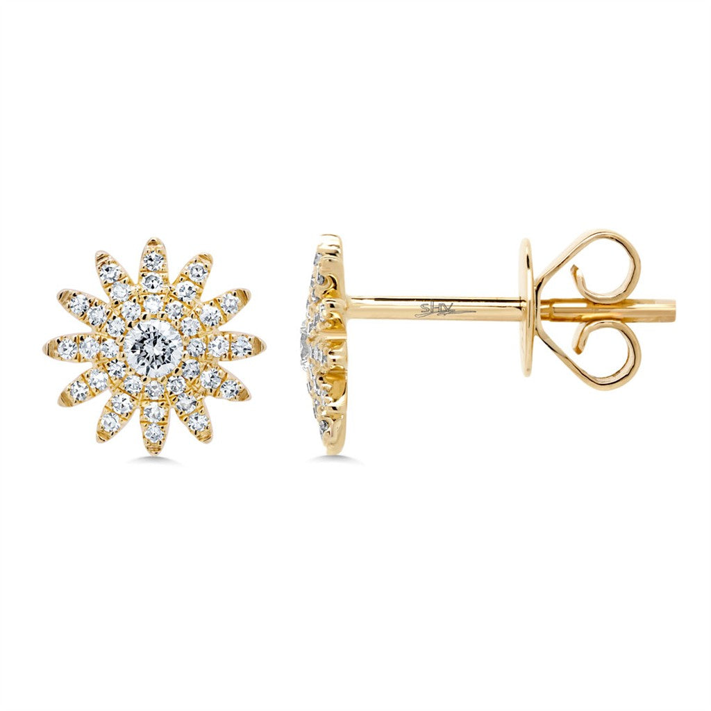 0.24CT YG DIAMOND STARBURST ST