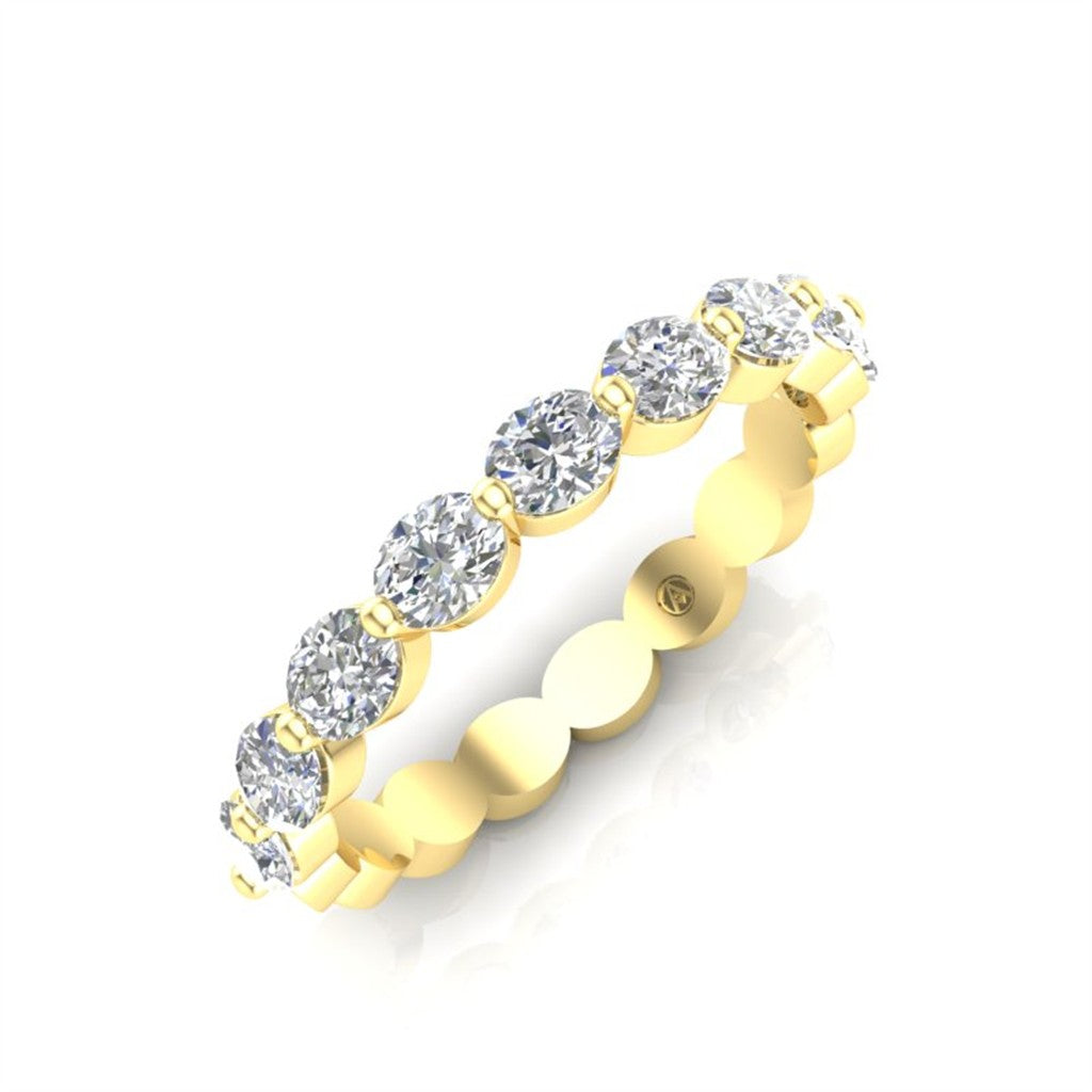 14KT YELLOW GOLD EAST/WEST OVA