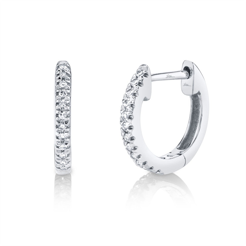 14kt WG 0.04ctw Diamond Mini H
