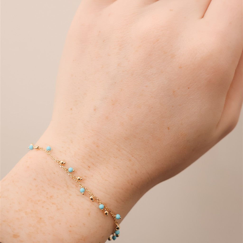14KY Italian Alt. Turquoise/Go