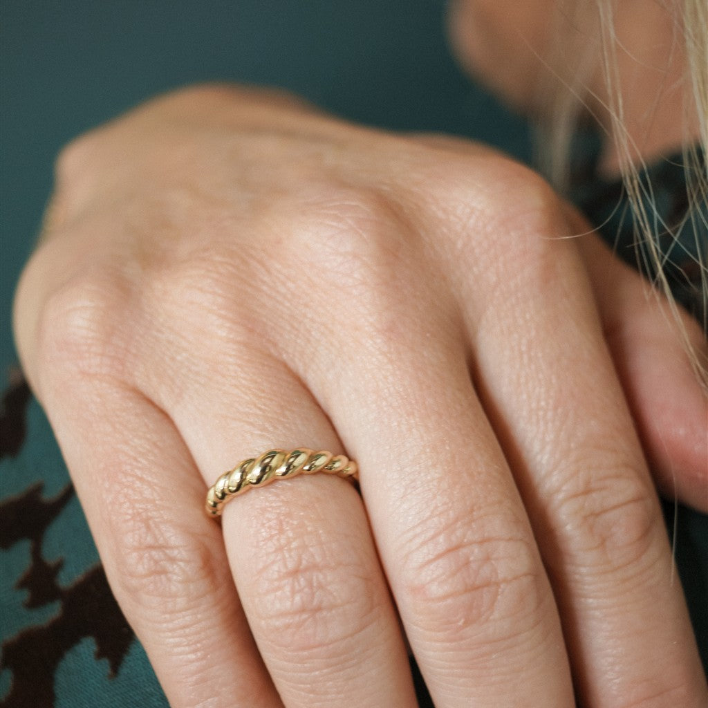 Gold Fashion Rings  -  Women'