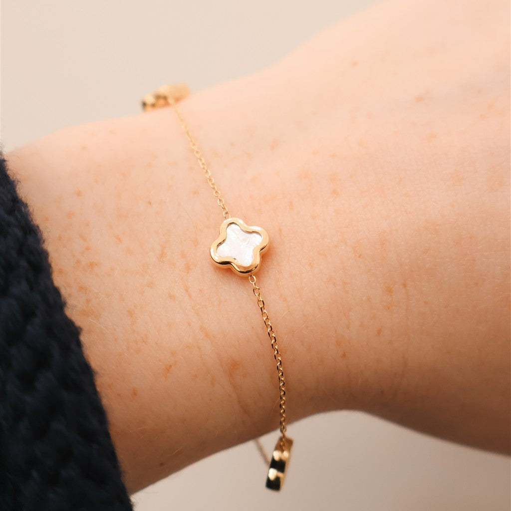 14KY Mother of Pearl Clover Ad
