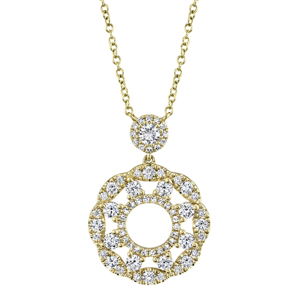 14kYG Dia(0.76ctw) Necklace