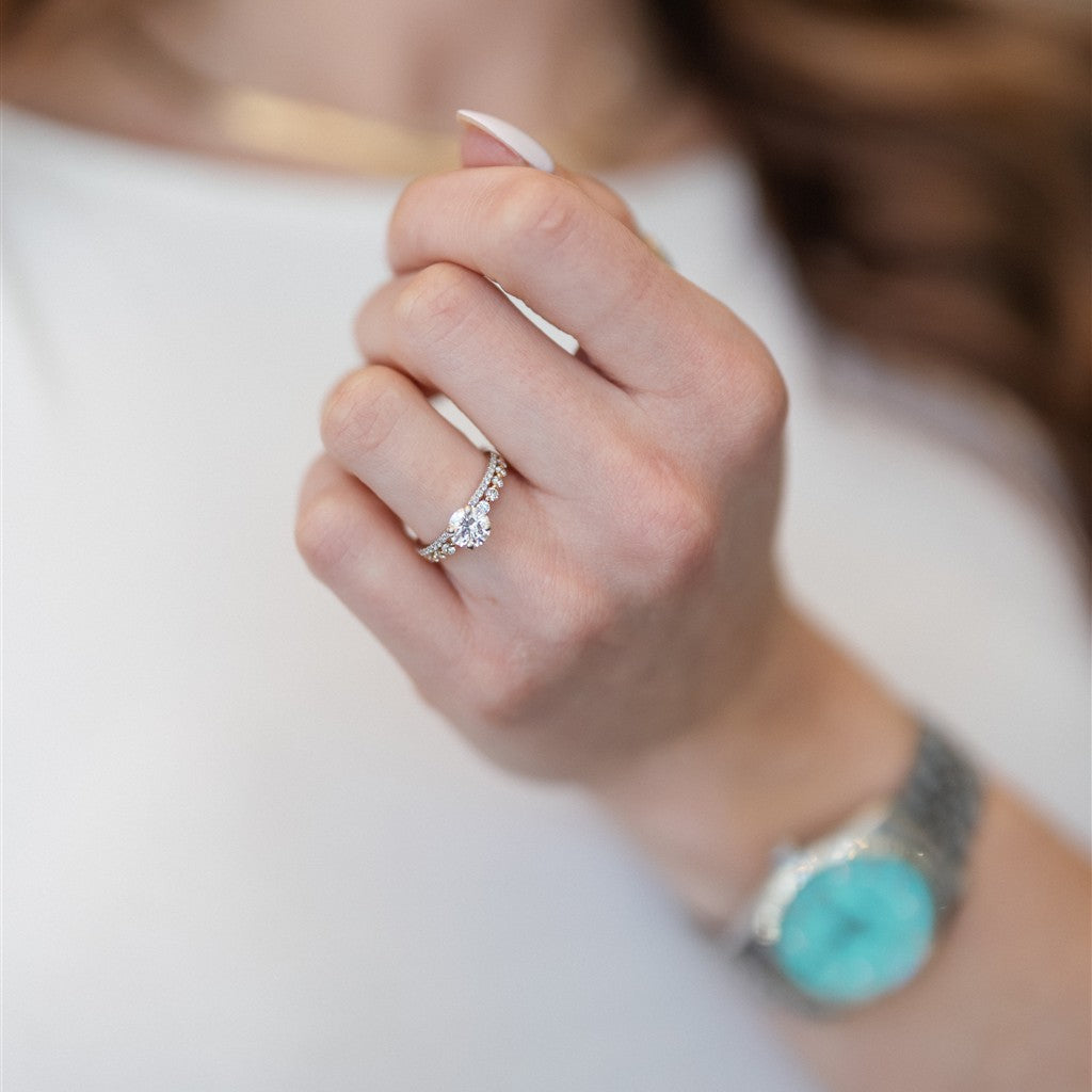 14kt Two-Tone Enagement Ring w