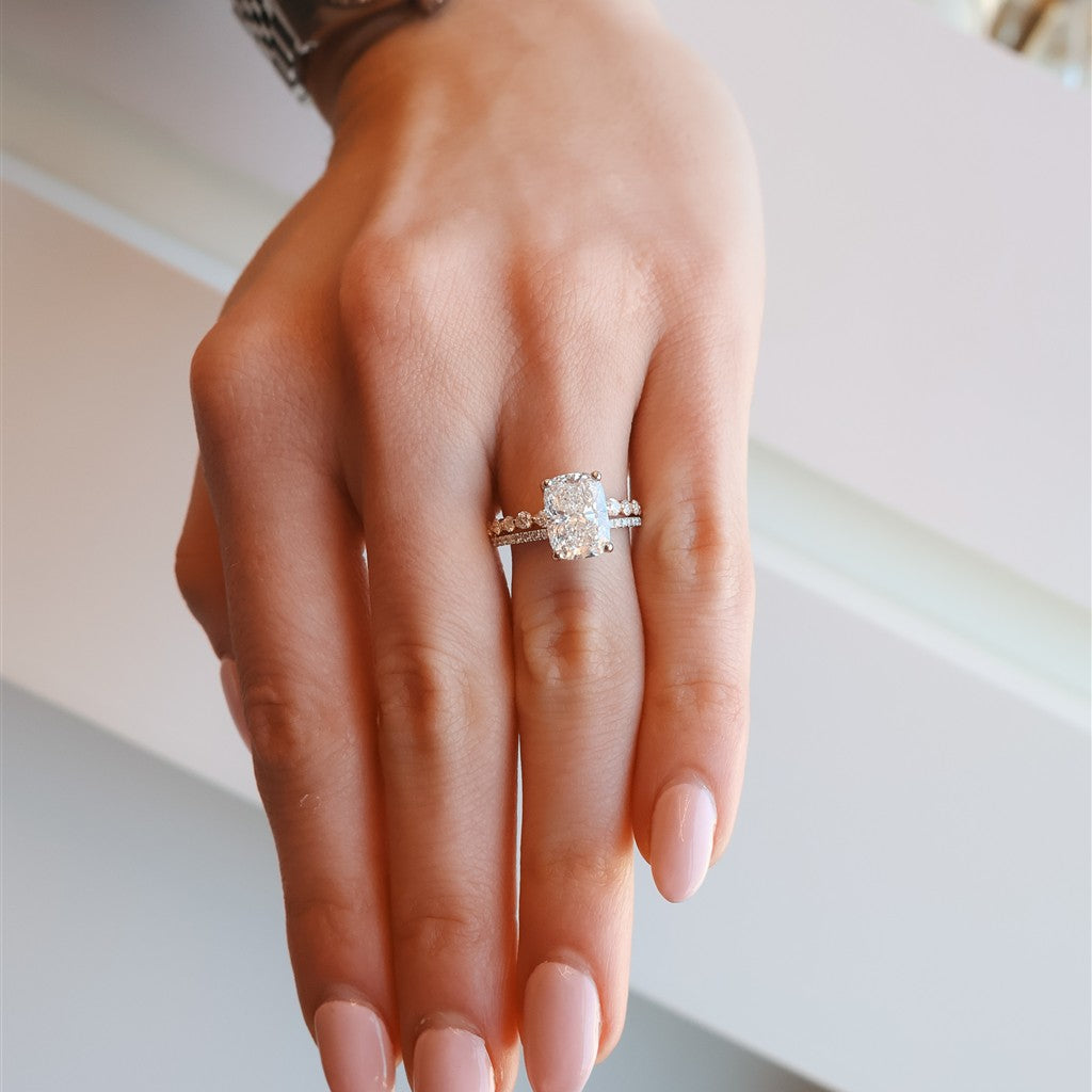 14kt two-tone yellow and white