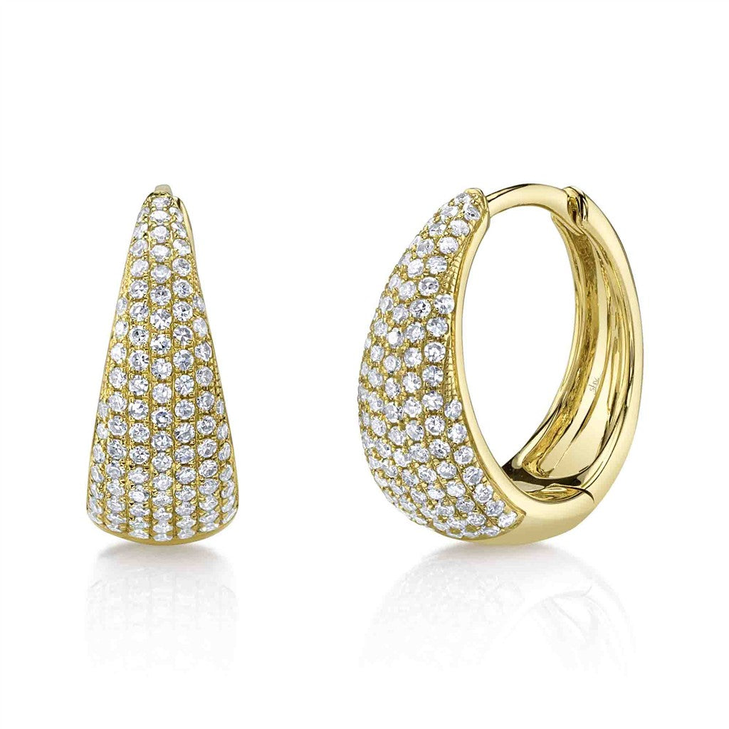 14KY 0.41CTW DIAMOND PAVE HUGG