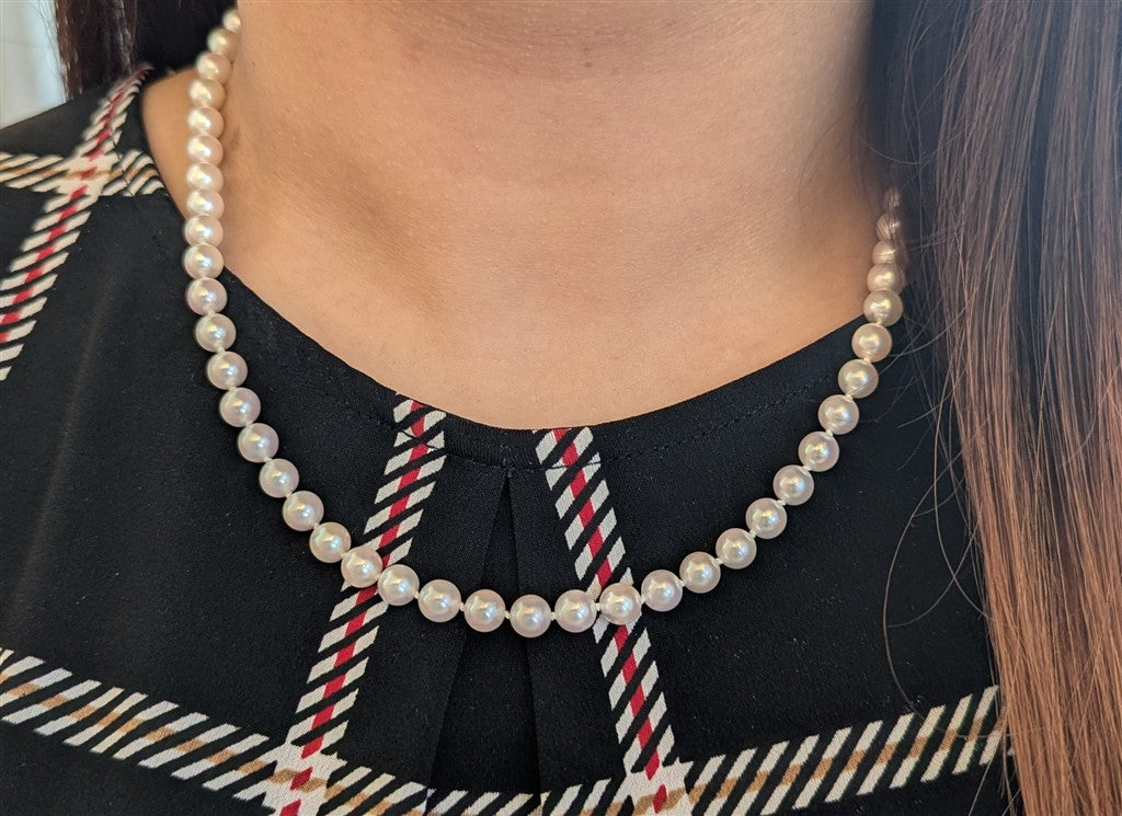 6mm Akoya Pearl Strand Necklac
