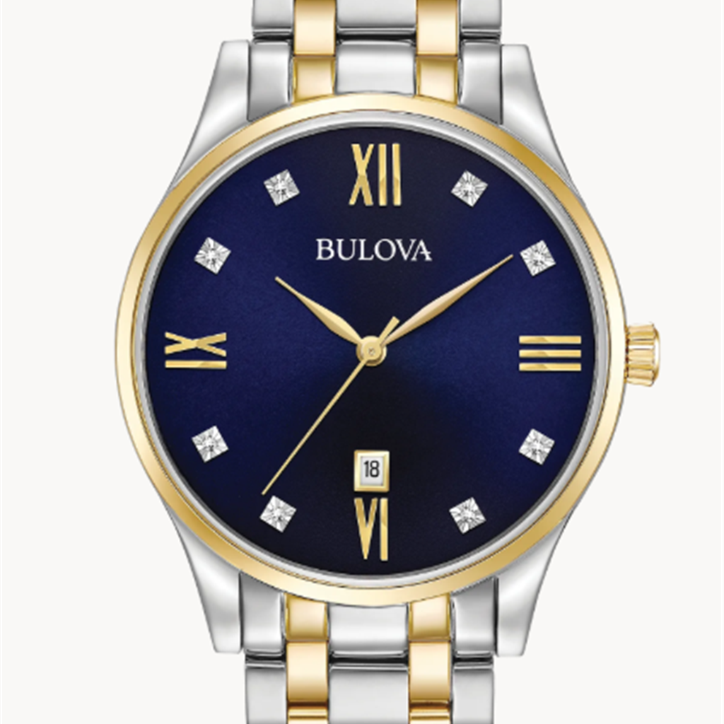 Mens Bulova Dm Dial Cal D008 b