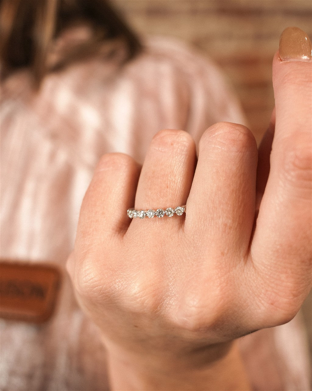 14KT WHITE GOLD ROUND BRILLIAN