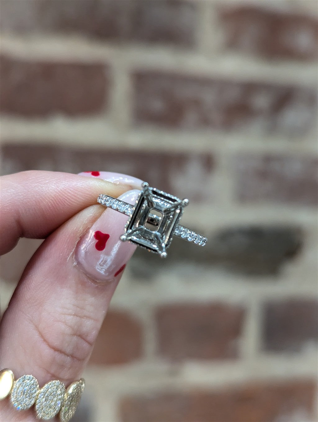 14kt white gold classic 0.46ct