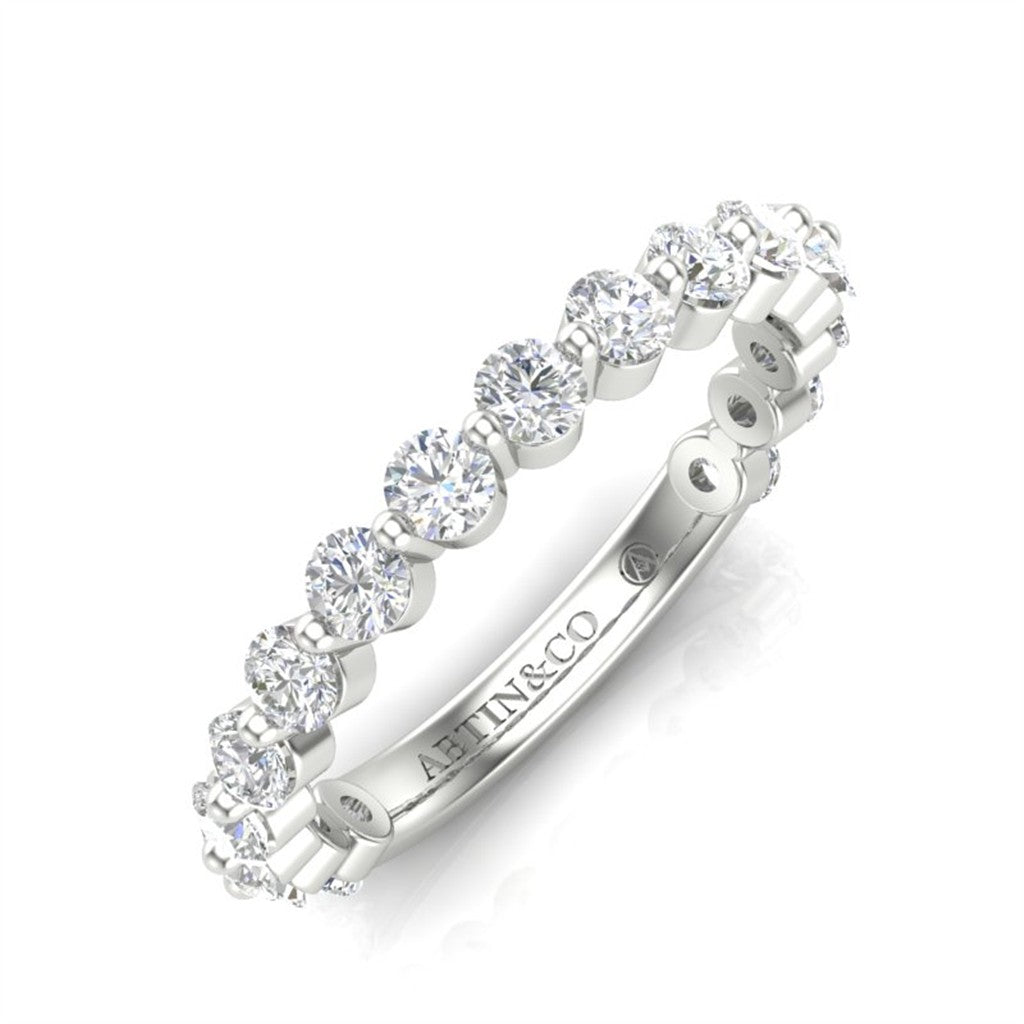 14KT WHITE GOLD ROUND BRILLIAN