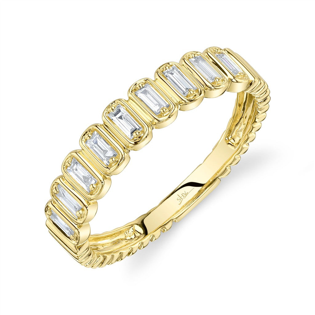 14KY 0.23CTW DIAMOND BAGUETTE