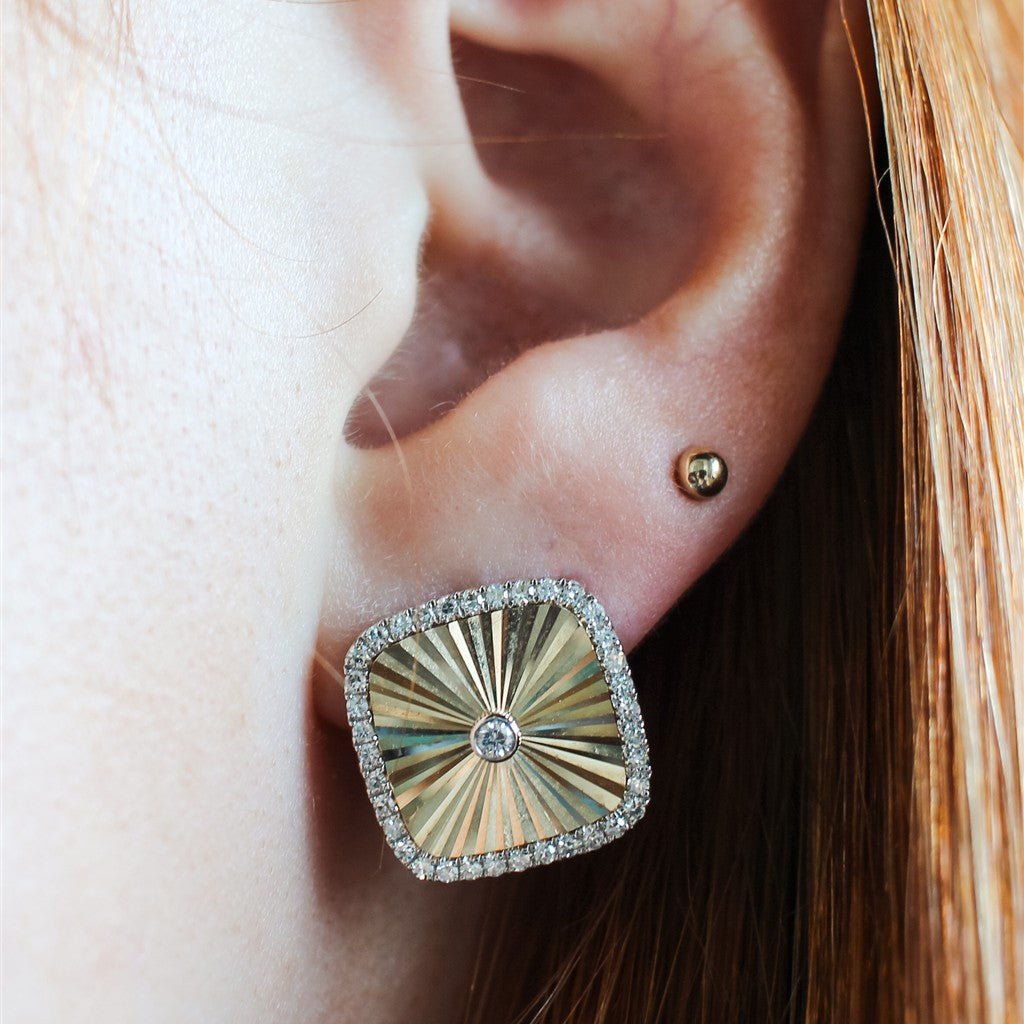 14kt yellow and white gold 0.5