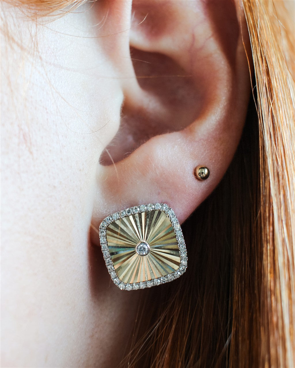 14kt yellow and white gold 0.5