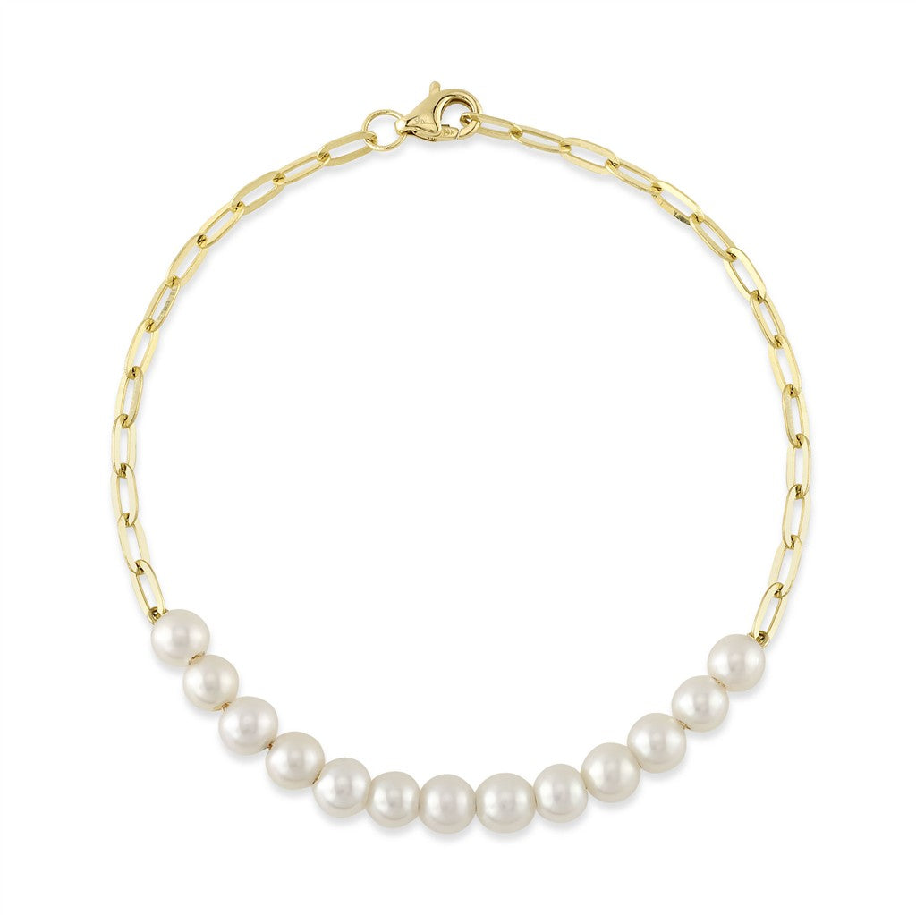 14K Y/G CULTURED PEARL PAPER C