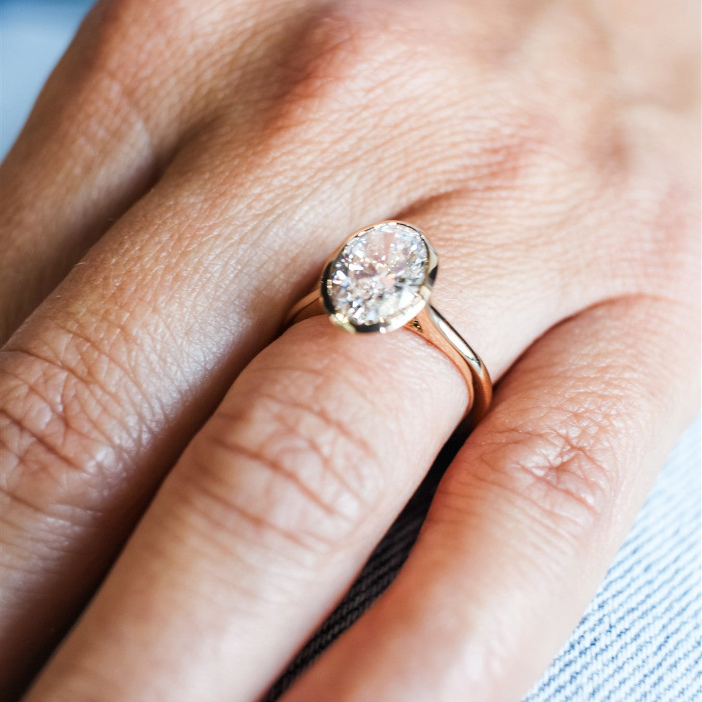 Lab Grown Diamond Engagement Ring