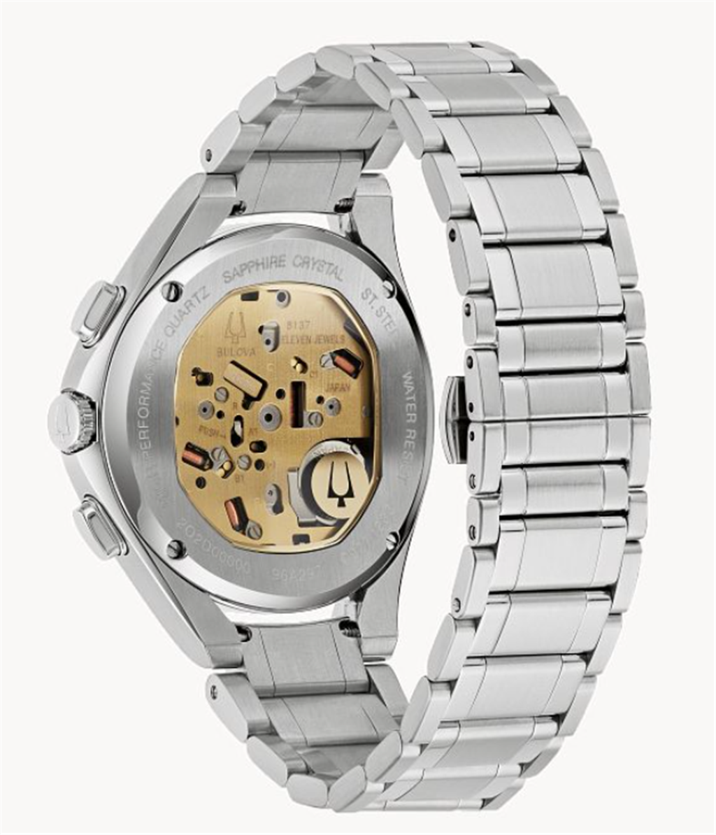 Bulova Curv, stainless case an