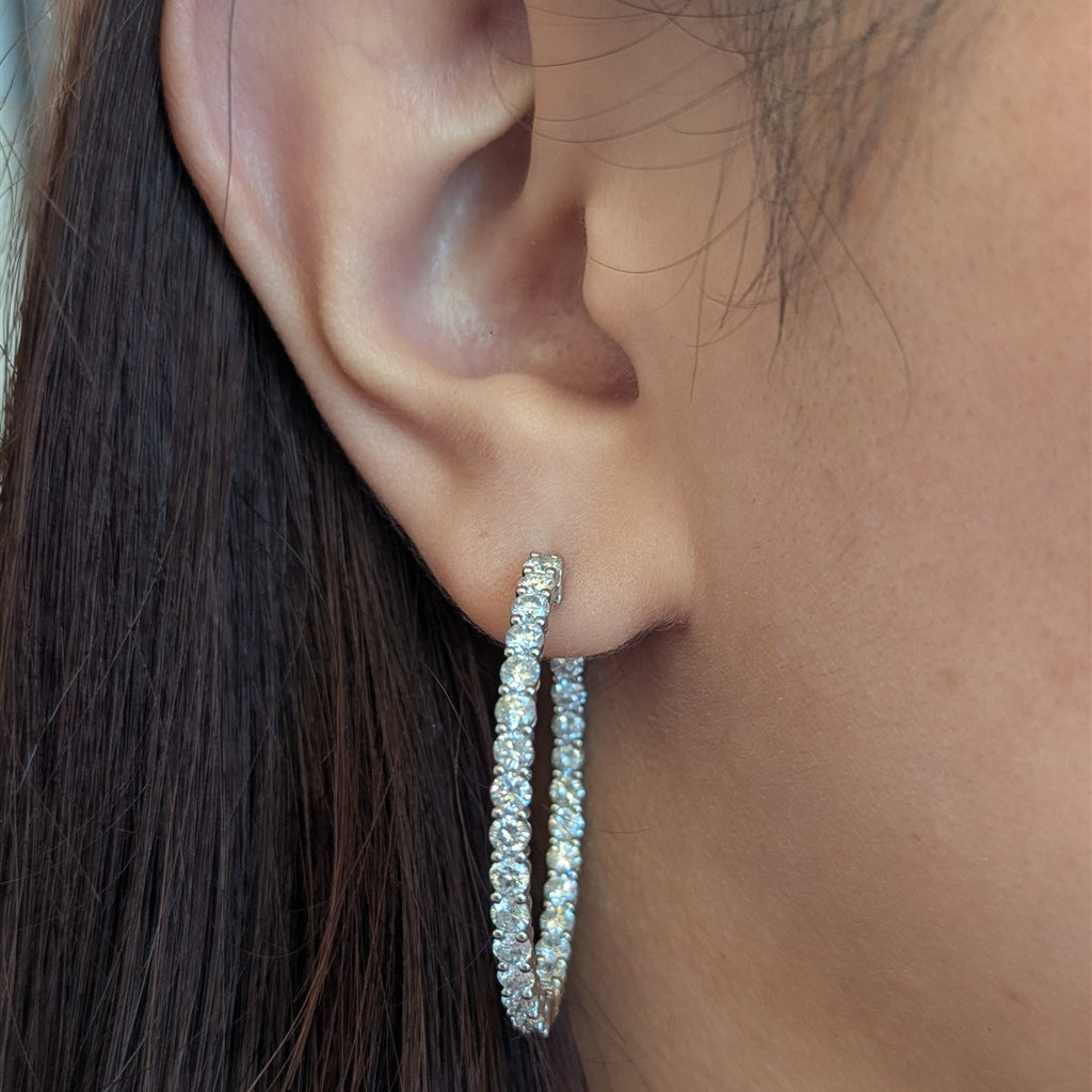 14kt white gold 5.35ctw inside