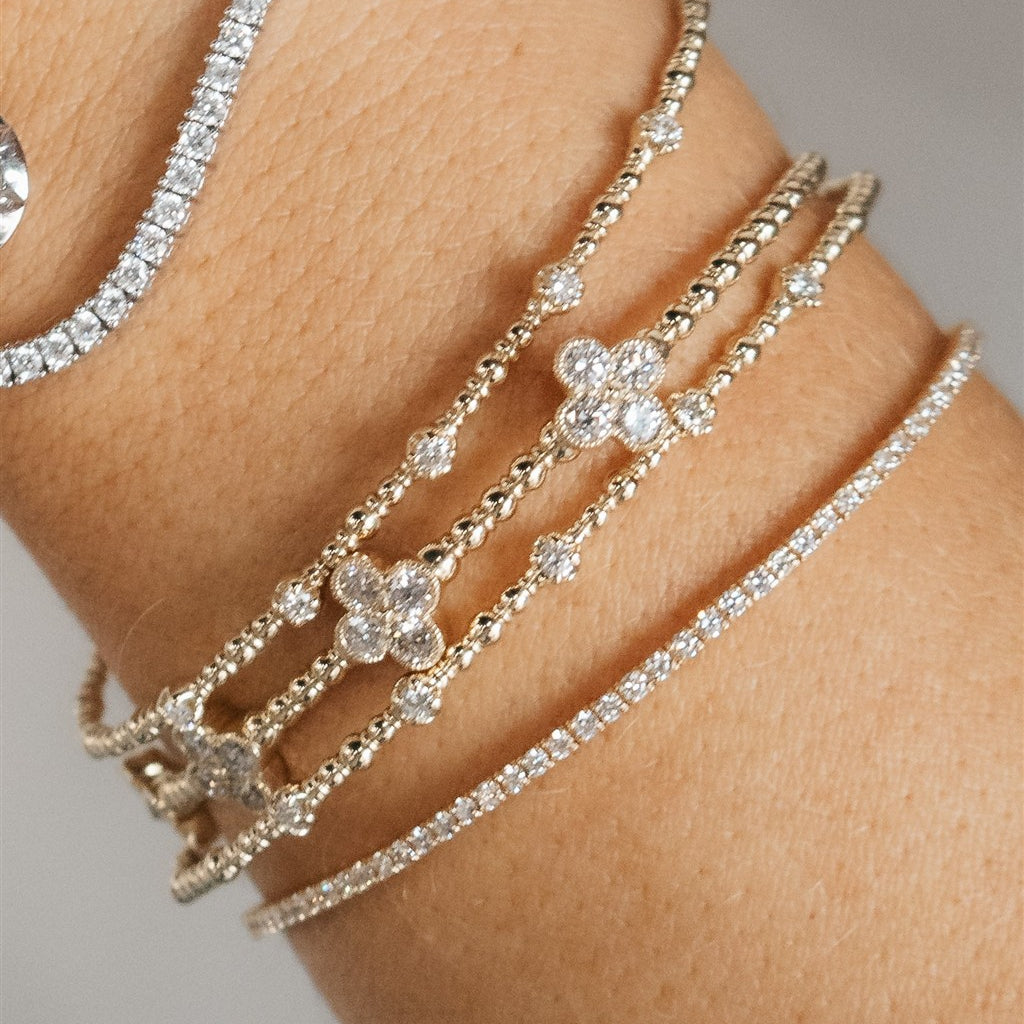 14KW 3.07CTW Diamond Tennis Br