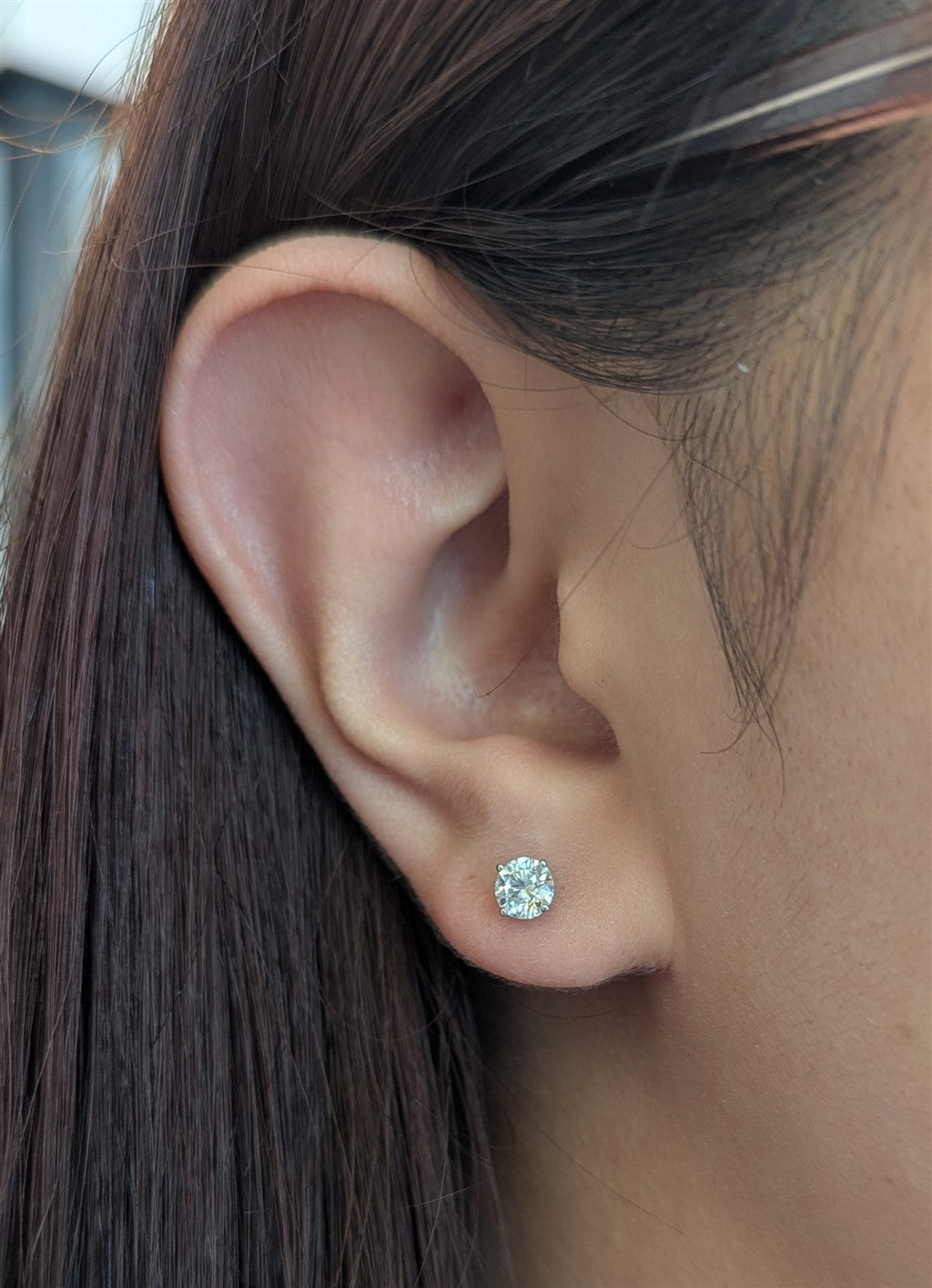 14KW 1.00CTW Diamond Stud Earr