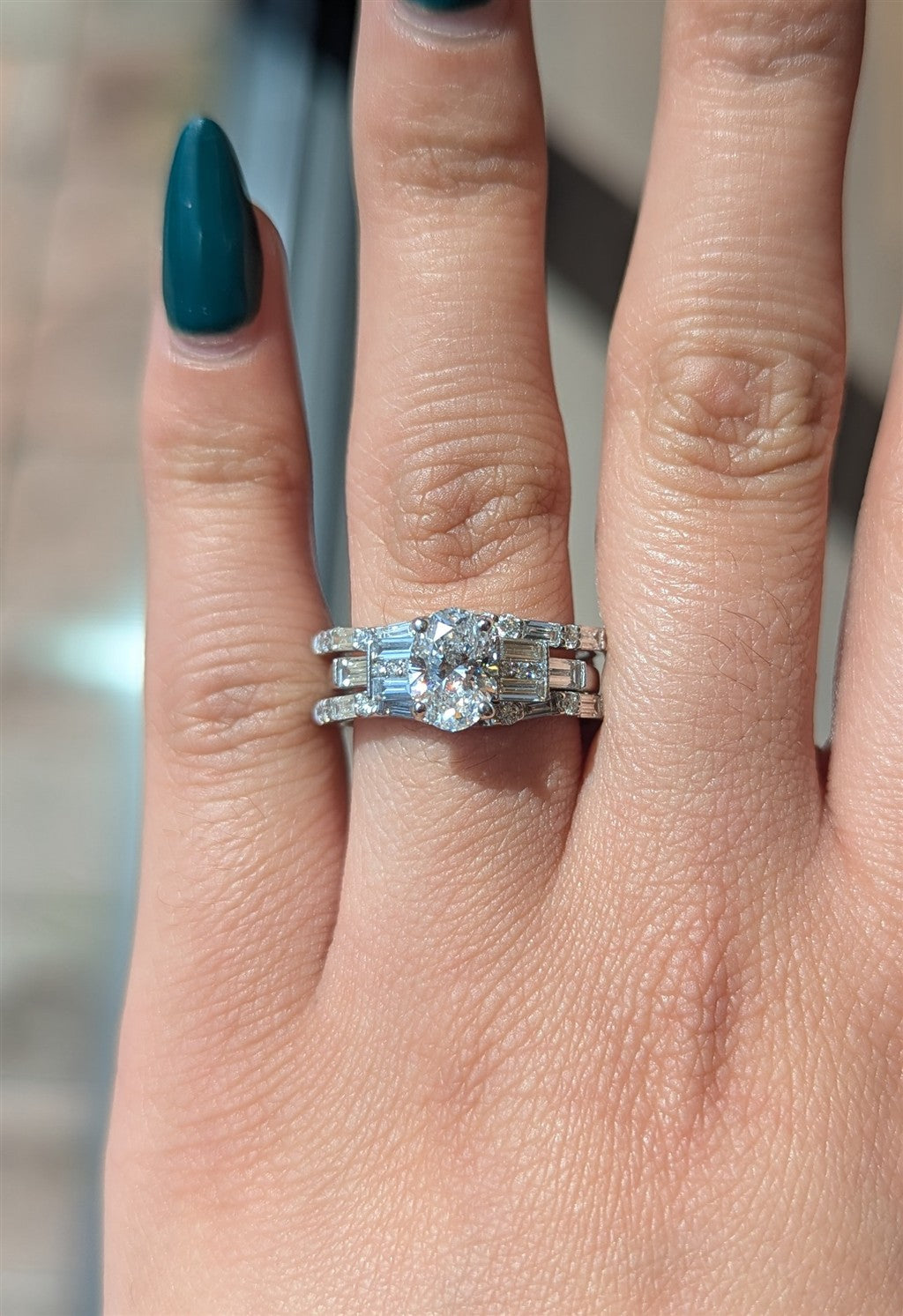 14KW 0.70CTW Diamond Baguette
