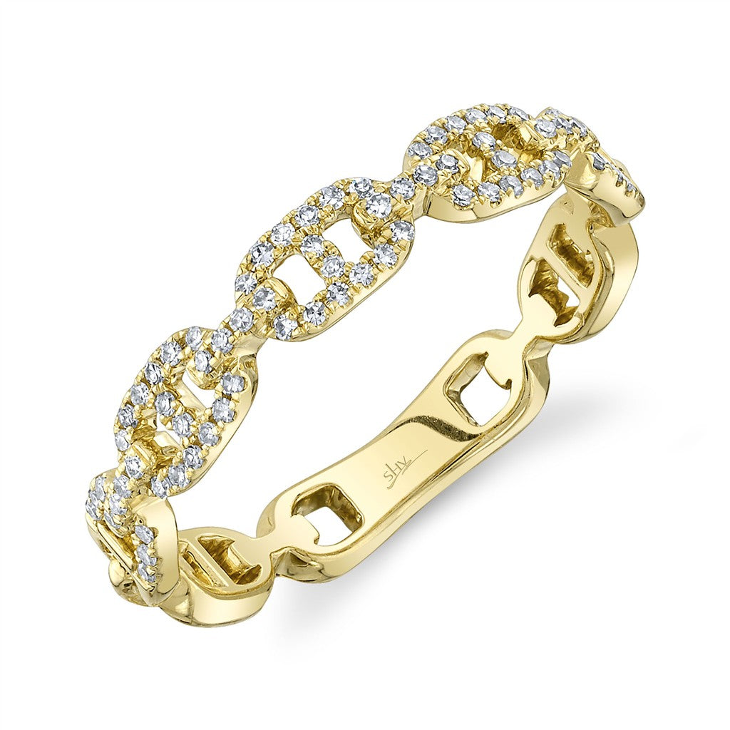 0.16CT 14K Y/G DIAMOND LINK BA