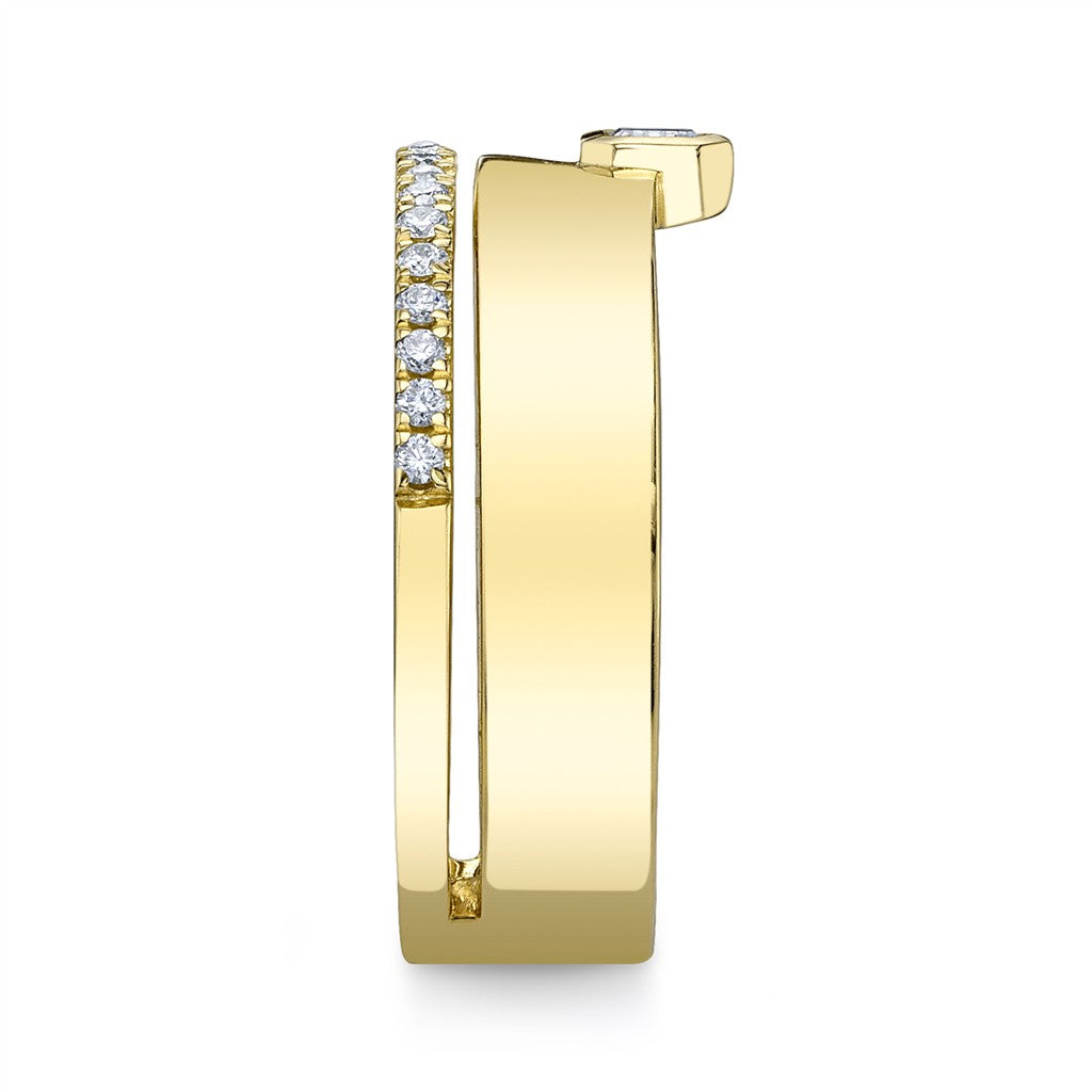 14KY 0.39CTW Diamond Emerald B