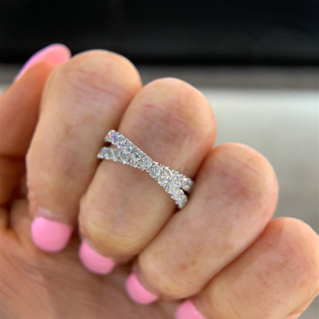 14KT white gold lab grown diam