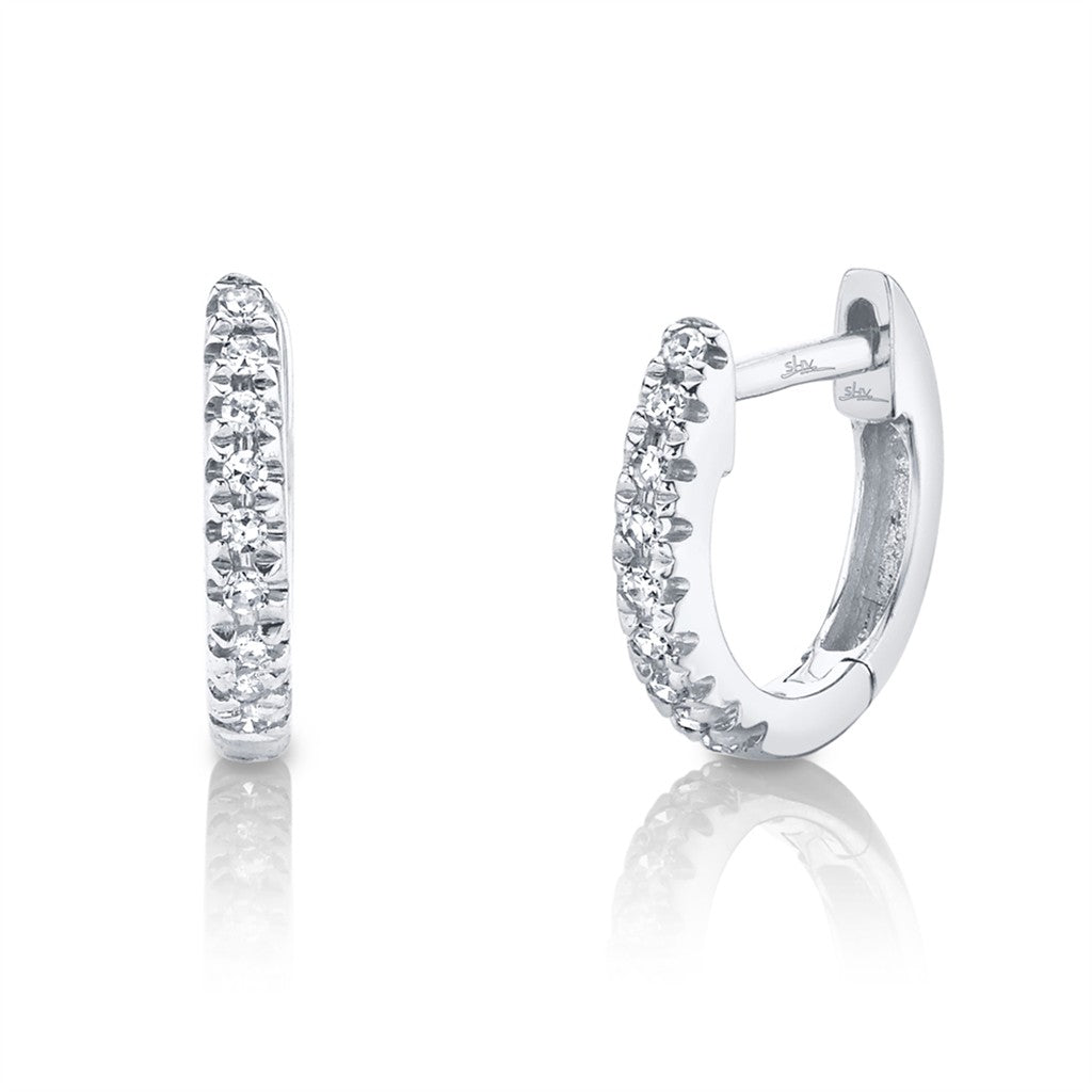 14kt WG 0.04ctw Diamond Mini H