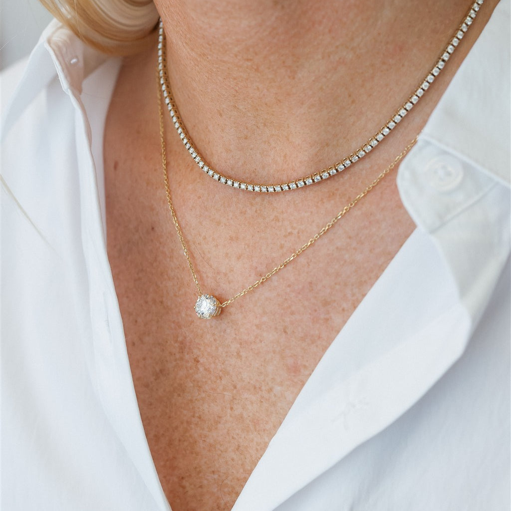 14kt yellow gold 6ctw diamond