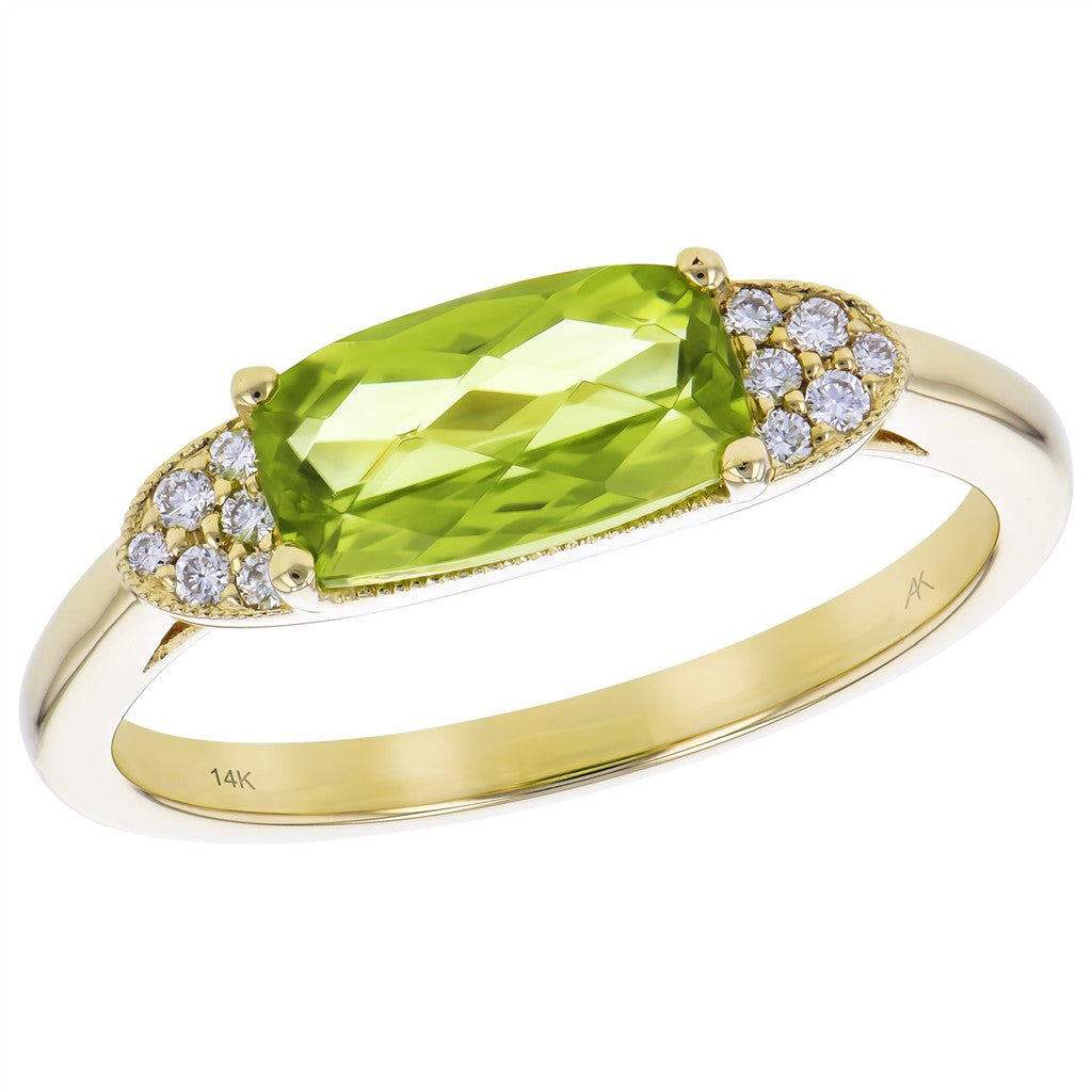 14KY 1.10CT East-West Peridot