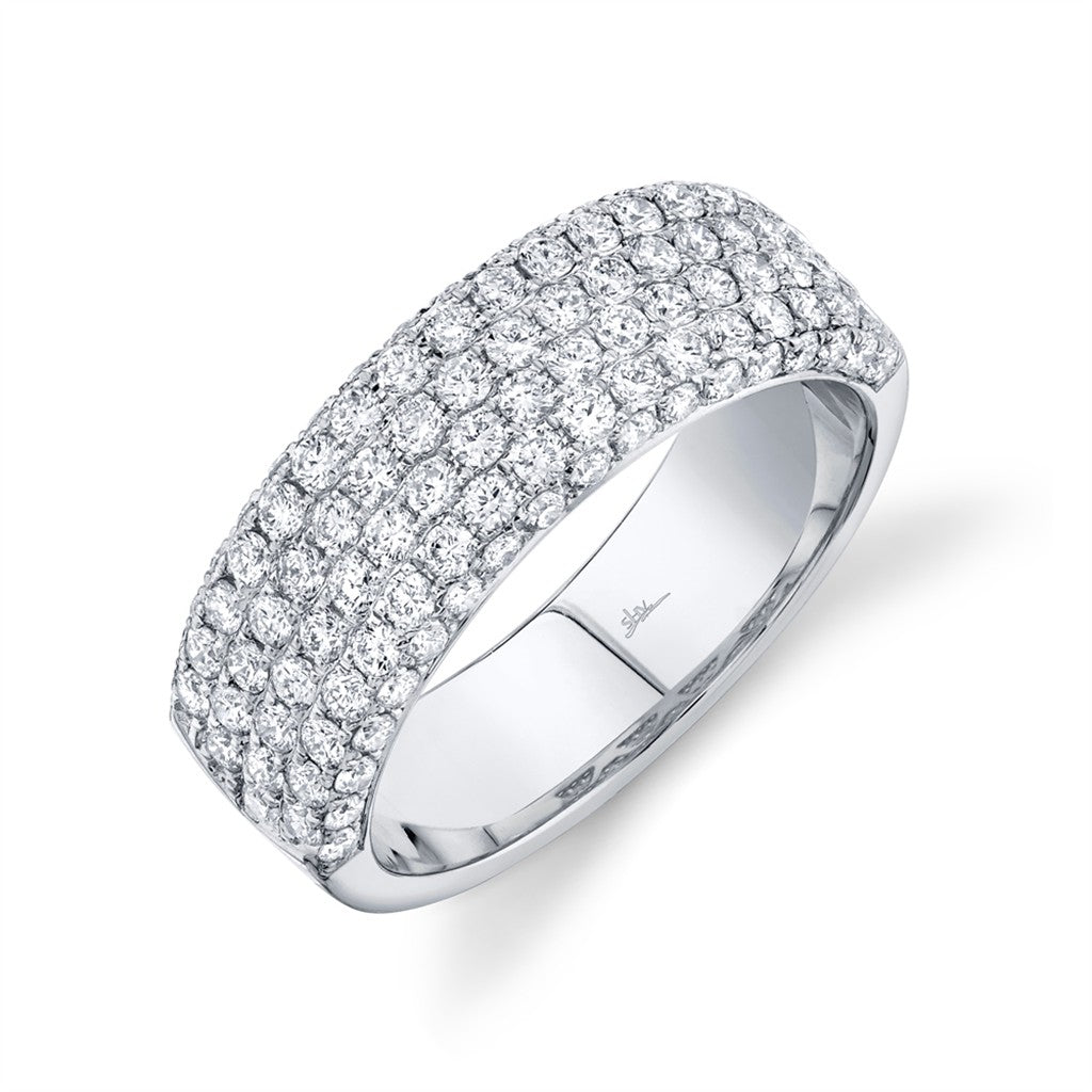 14KW 1.32CTW Diamond Pave Band