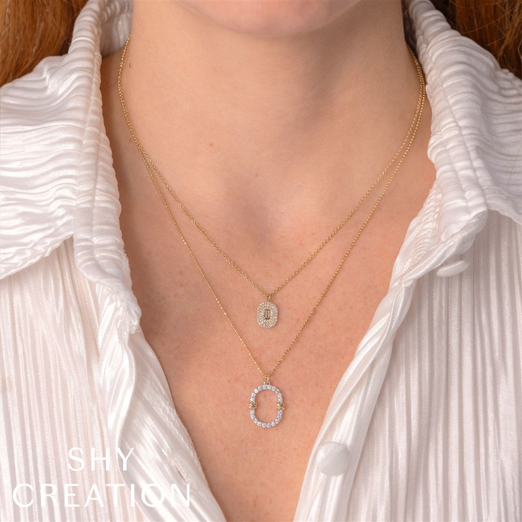 14KY/W 0.31CTW DIAMOND OVAL FA