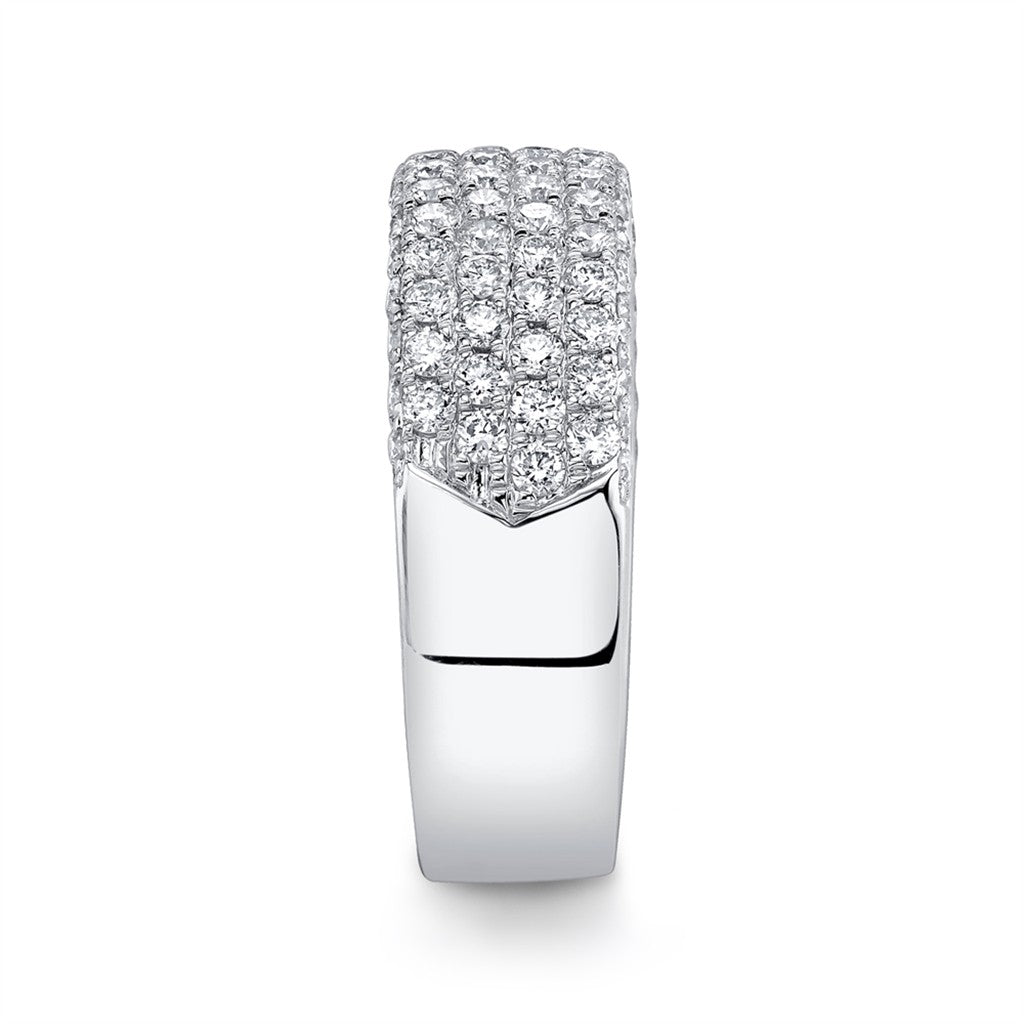 14KW 1.32CTW Diamond Pave Band